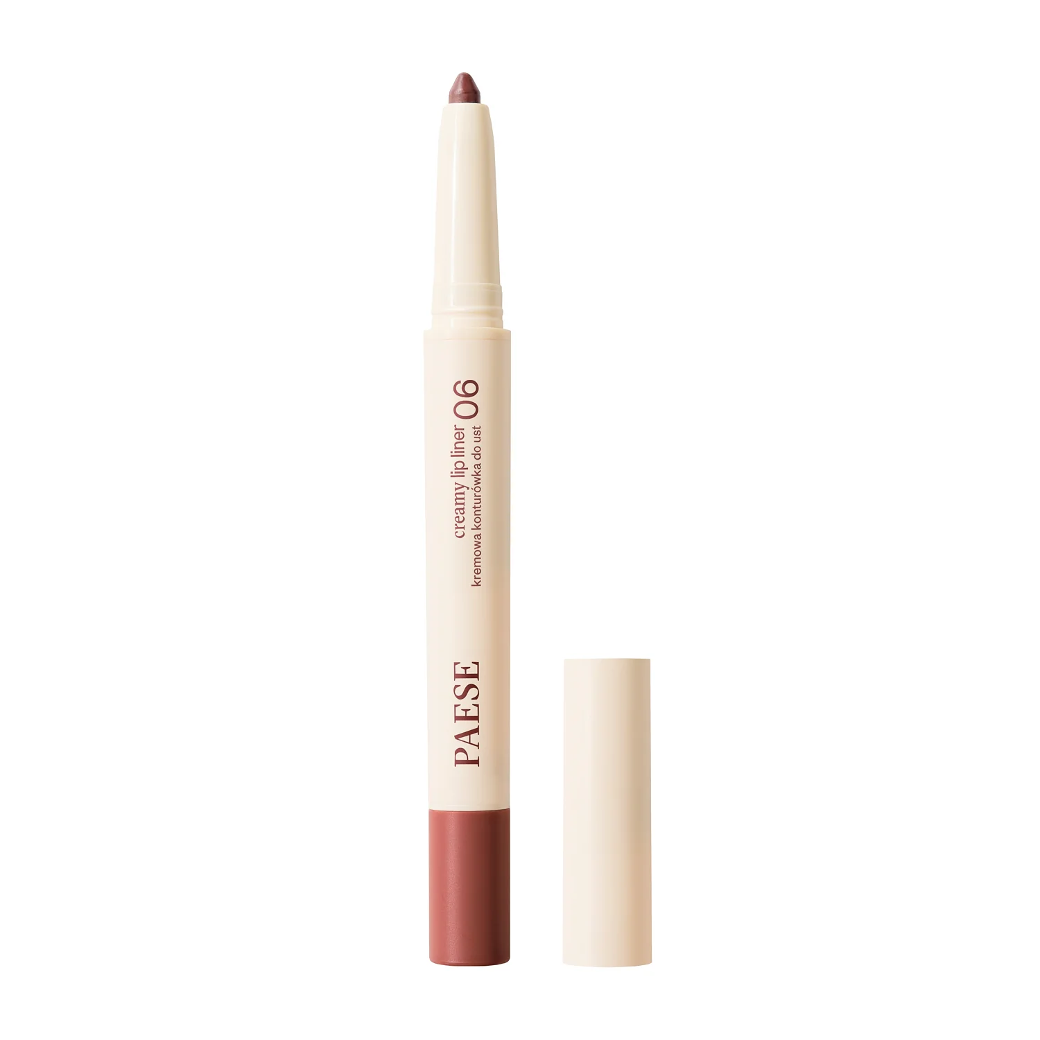 Paese Creamy Lip Liner kremowa konturówka do ust 06 Crown Brown, 0,6 g