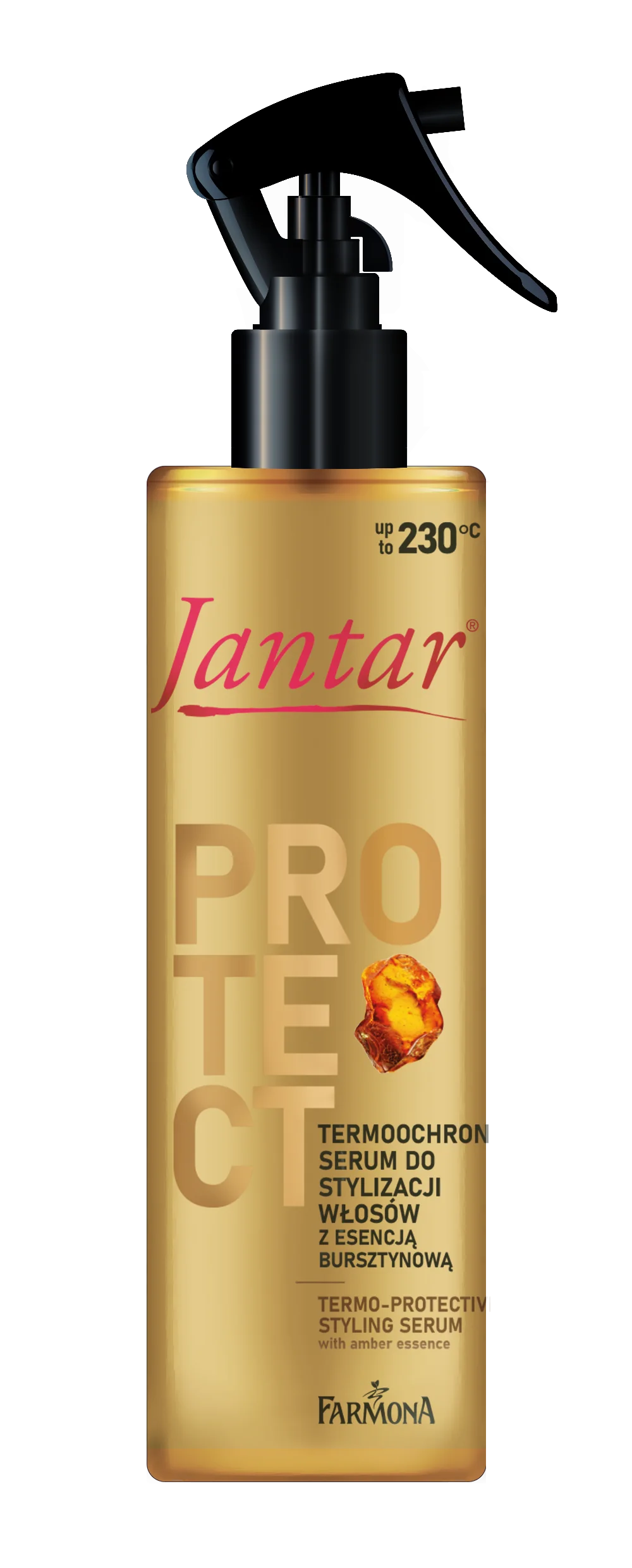 Jantar Protect termoochronne serum do stylizacji włosów z esencją bursztynową, 200 ml
