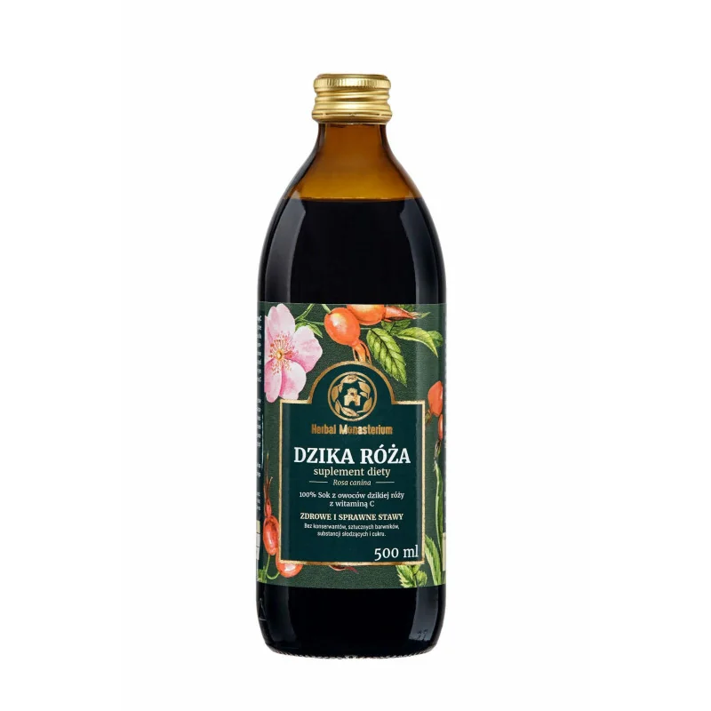 Herbal Monasterium sok z dzikiej róży, 500 ml