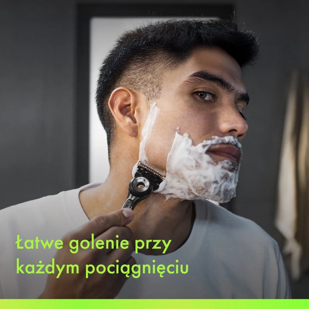 Gillette Labs Zestaw Prezentowy męska maszynka do golenia + wkład + stojak + żel do golenia, 198 ml