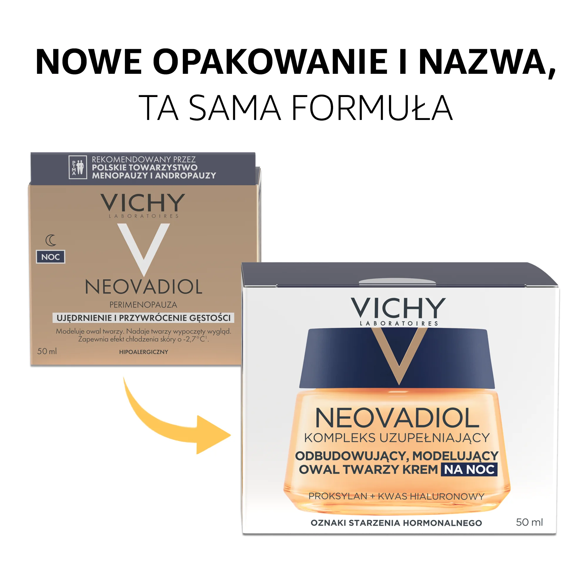Vichy Peri-Menopause rewitalizujący krem na noc, 50 ml