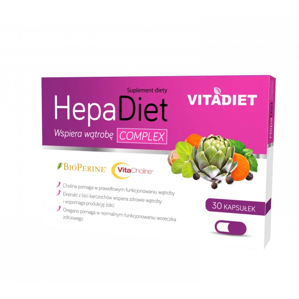 HepaDiet Complex suplement diety, 30 kapsułek