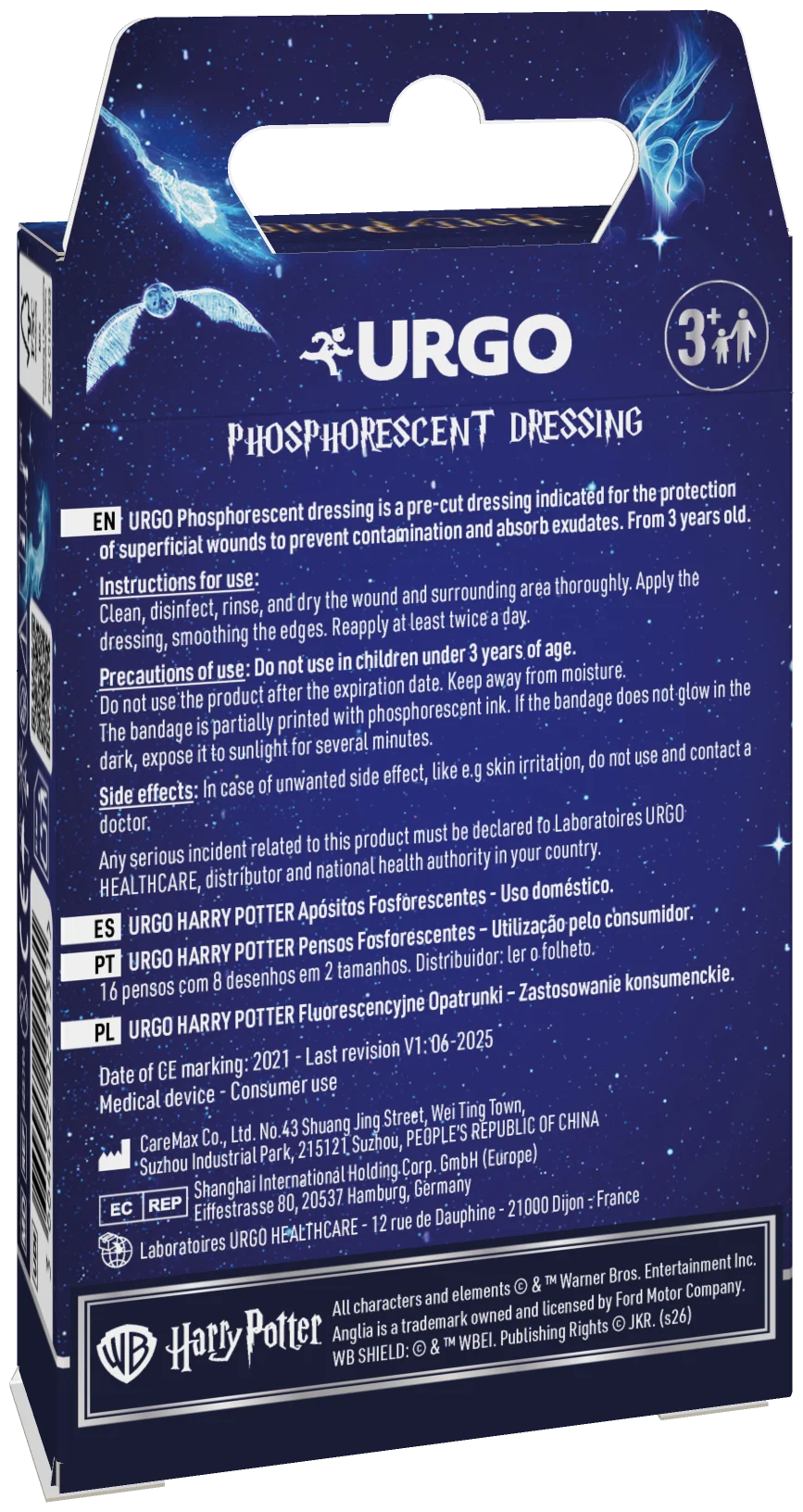 Urgo Harry Potter opatrunki fluorescencyjne, 16 sztuk