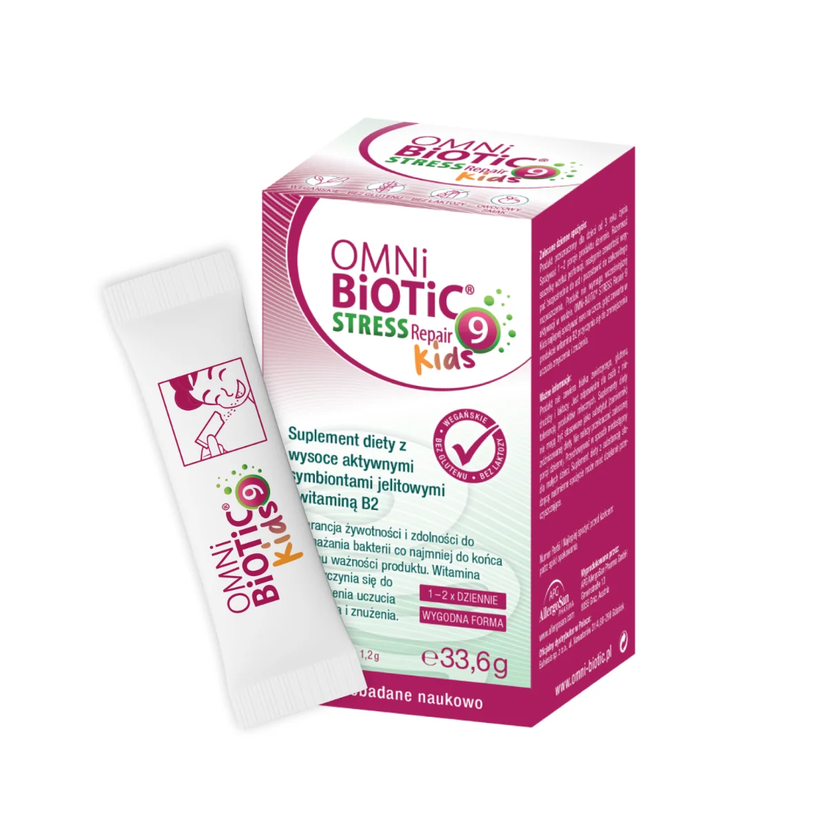 OMNi-BiOTiC® STRESS Repair 9 Kids proszek w saszetkach, 28 szt. x 1,2 g