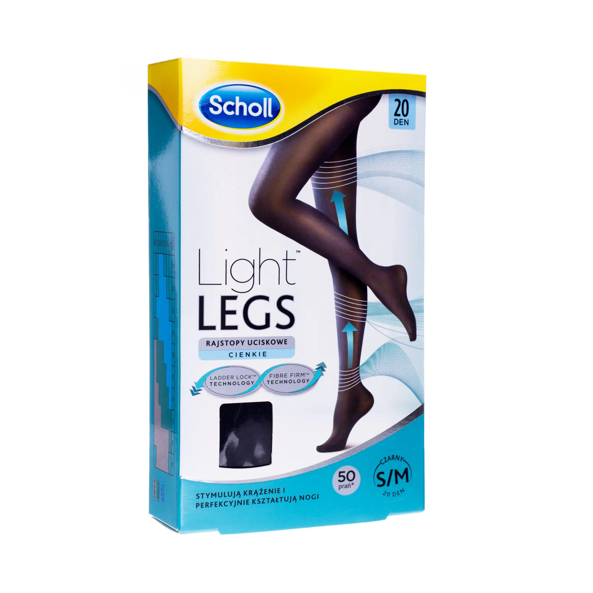 Scholl rajstopy uciskowe light legs s/m, rajstopy 1 szt.