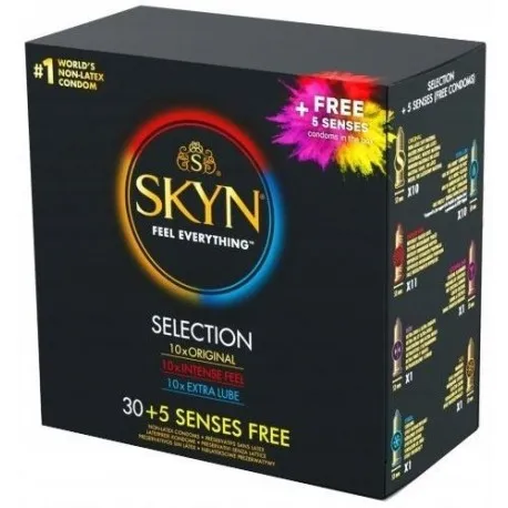 SKYN Selection nielateksowe prezerwatywy, 30 + 5 szt.