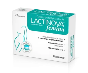 Lactinova Femina, suplement diety, 21 kapsułek