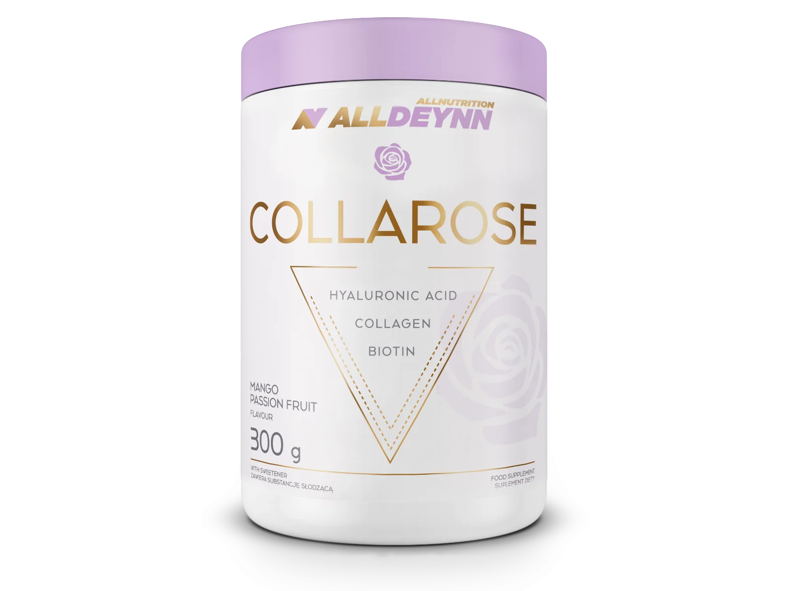 Allnutrition Alldeynn Collarose natural proszek, 300 g