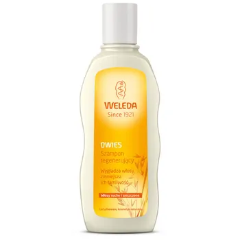 Weleda, regenerujący szampon z owsem do włosów suchych i zniszczonych, 190 ml 