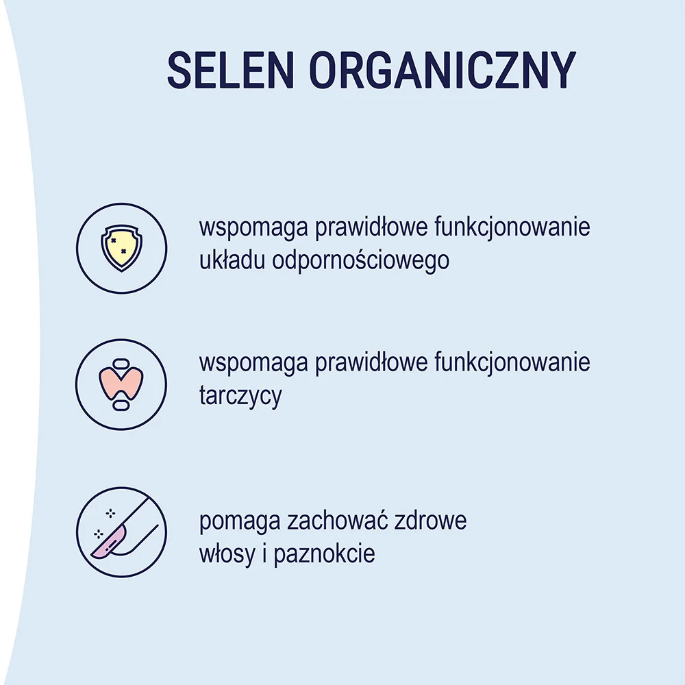 Naturell Selen Organiczny 100 mg 100 tabletek