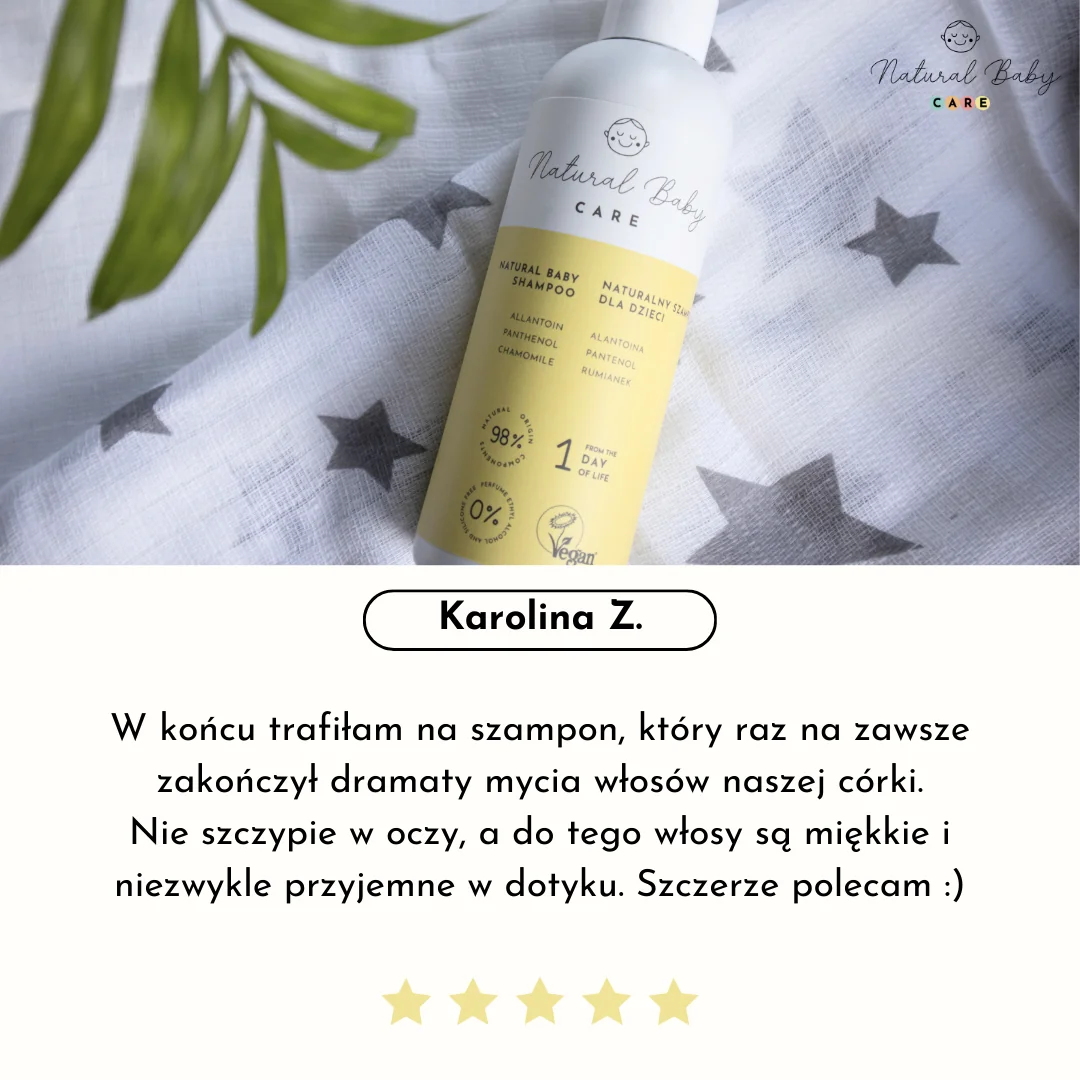 Natural Baby Care Naturalny szampon dla dzieci 200 ml