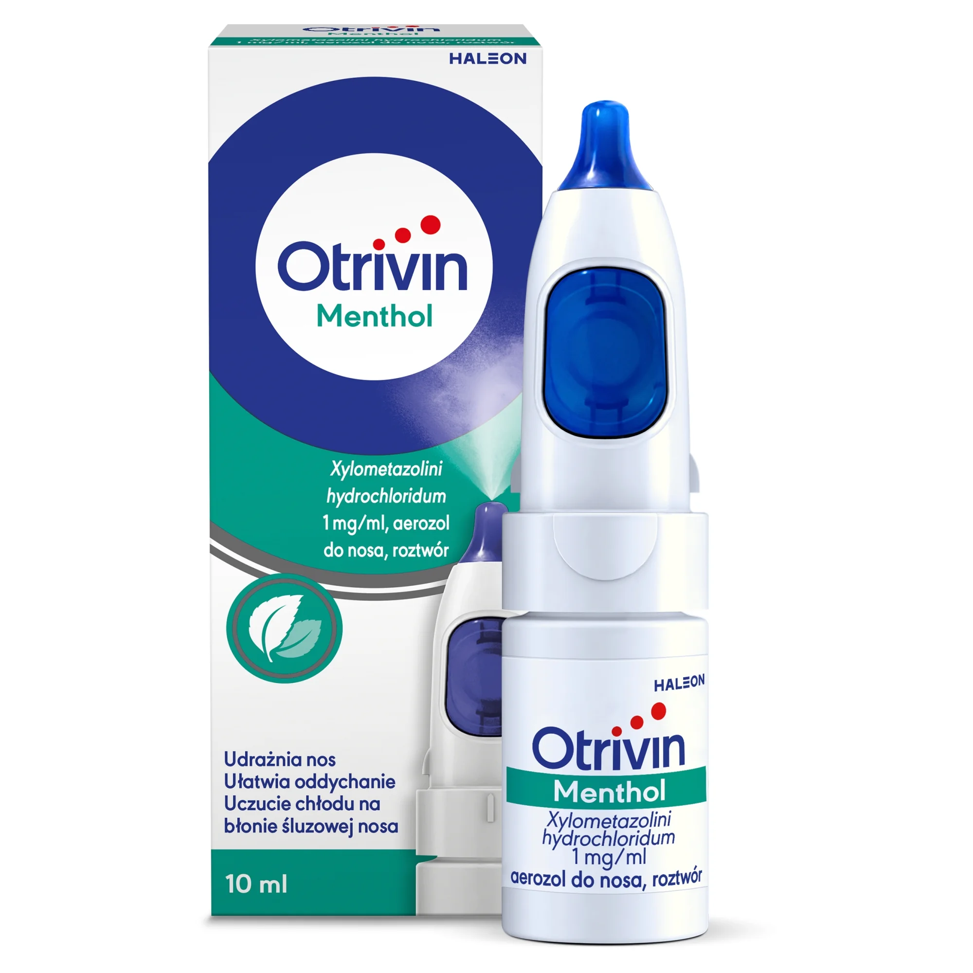Otrivin Menthol 1 mg/ml, aerozol do nosa, 10 ml