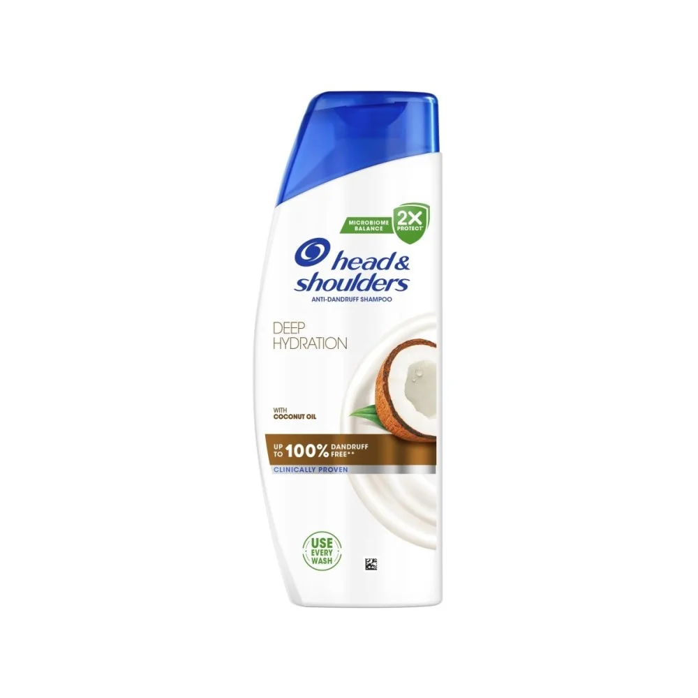 Head & Shoulders Deep Hydration szampon przeciwłupieżowy z olejem kokosowym, 250 ml