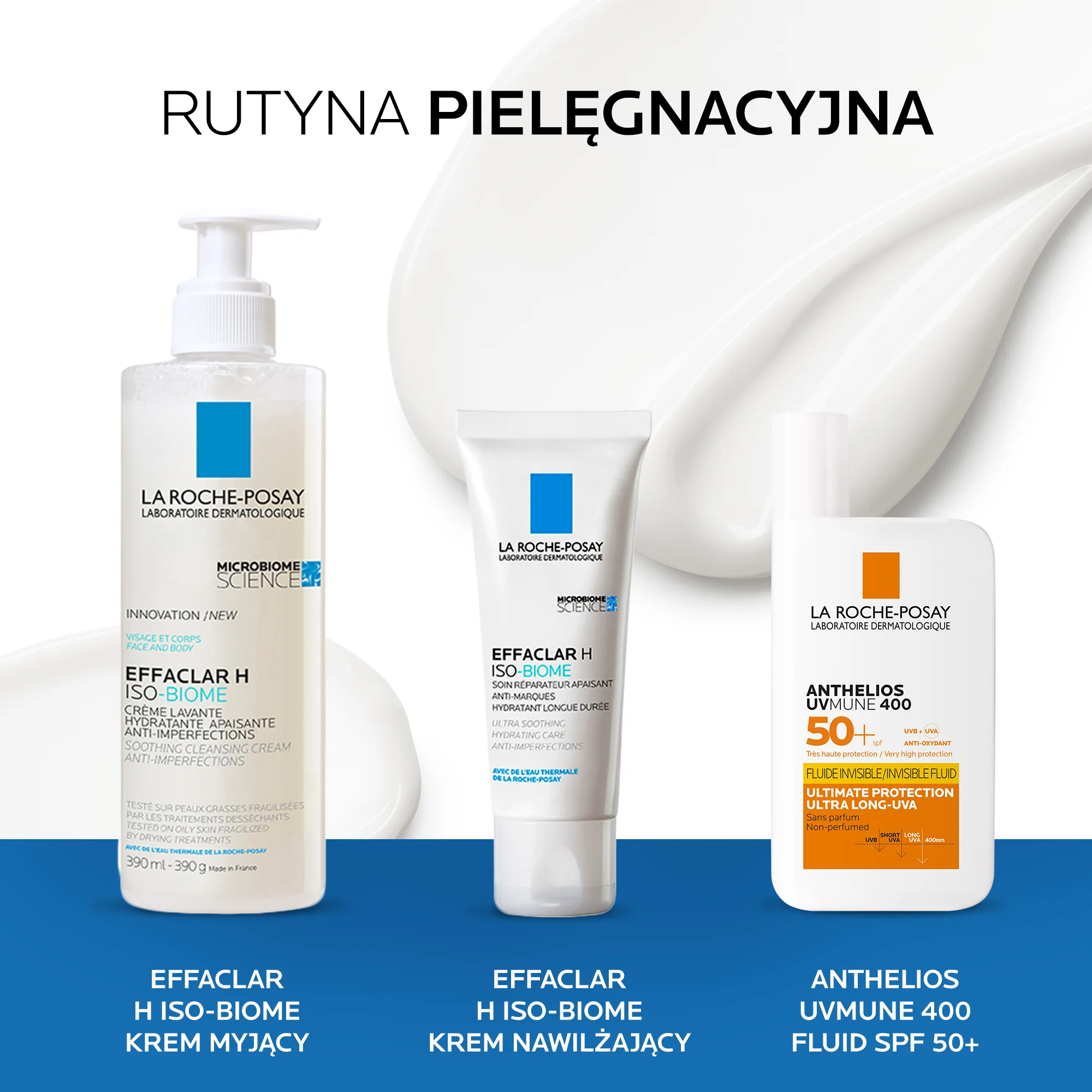 La Roche-Posay Effaclar H Iso-biome krem nawilżający, 40 ml