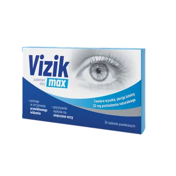 Vizik Max suplement diety, 30 tabletek powlekanych