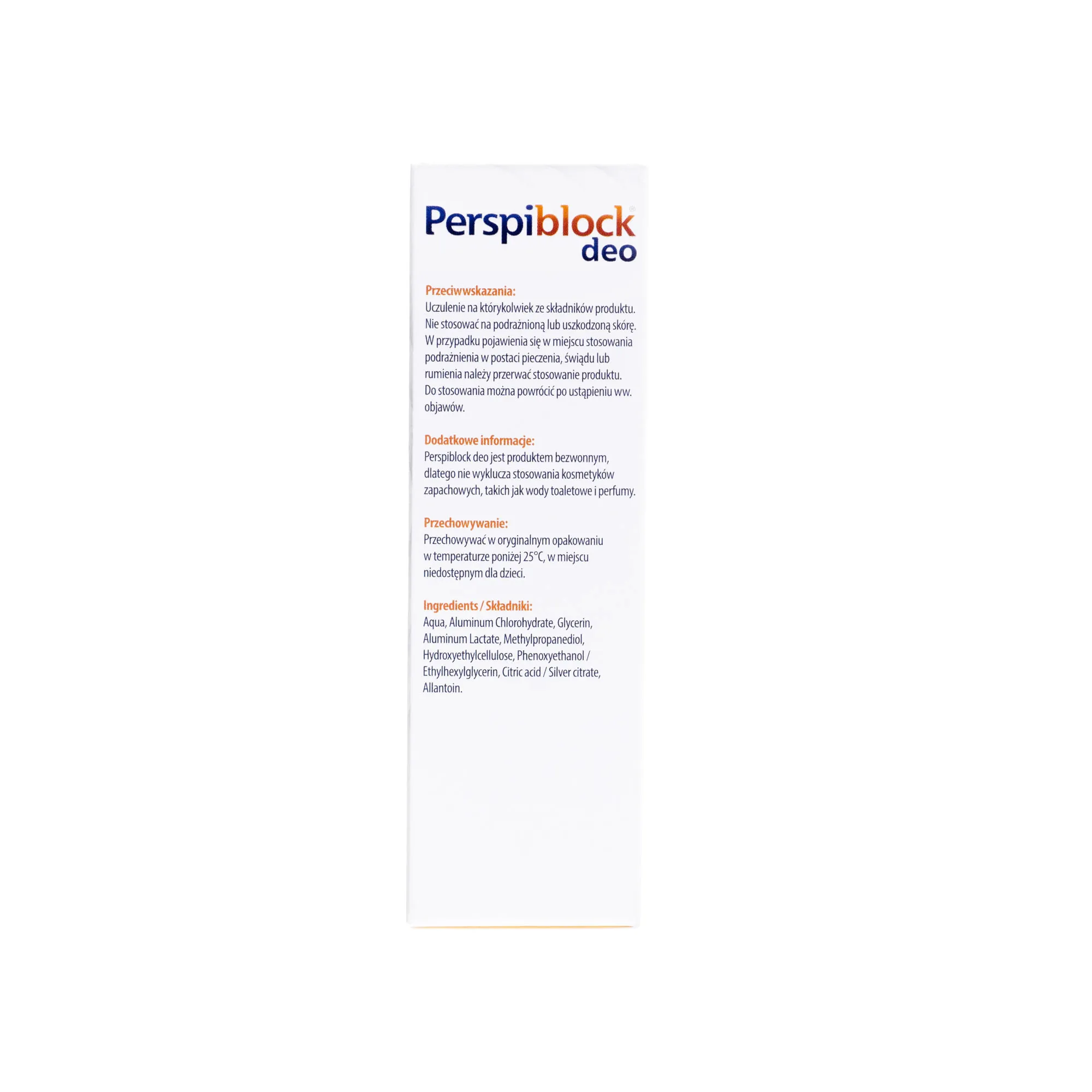 Perspiblock deo antyperspirant roll-on 50 ml 