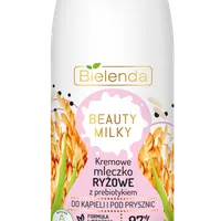 Bielenda Beauty Milky kremowe mleczko ryżowe do kąpieli i pod prysznic, 400 ml