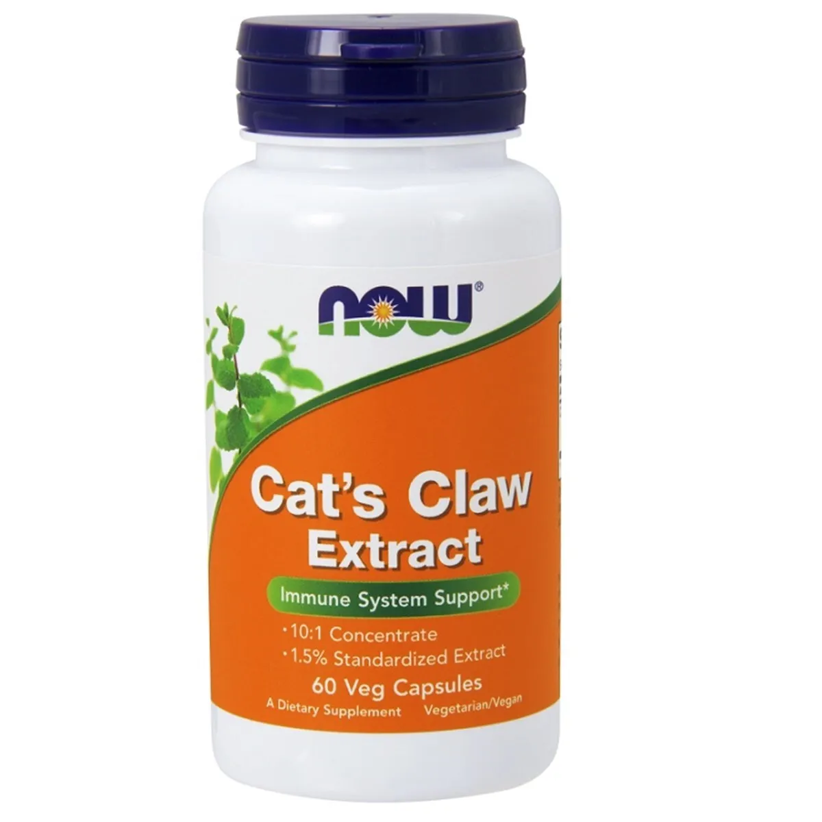 Now Foods Cat’s Claw Extract 10:1, suplement diety, 60 kapsułek