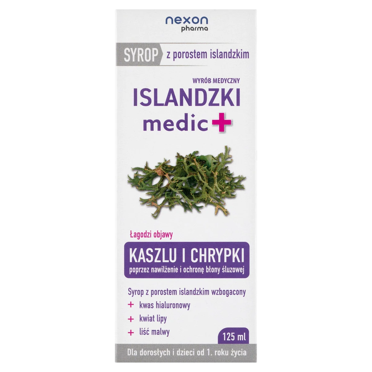 Nexon Pharma Islandzki medic+ syrop, 125 ml
