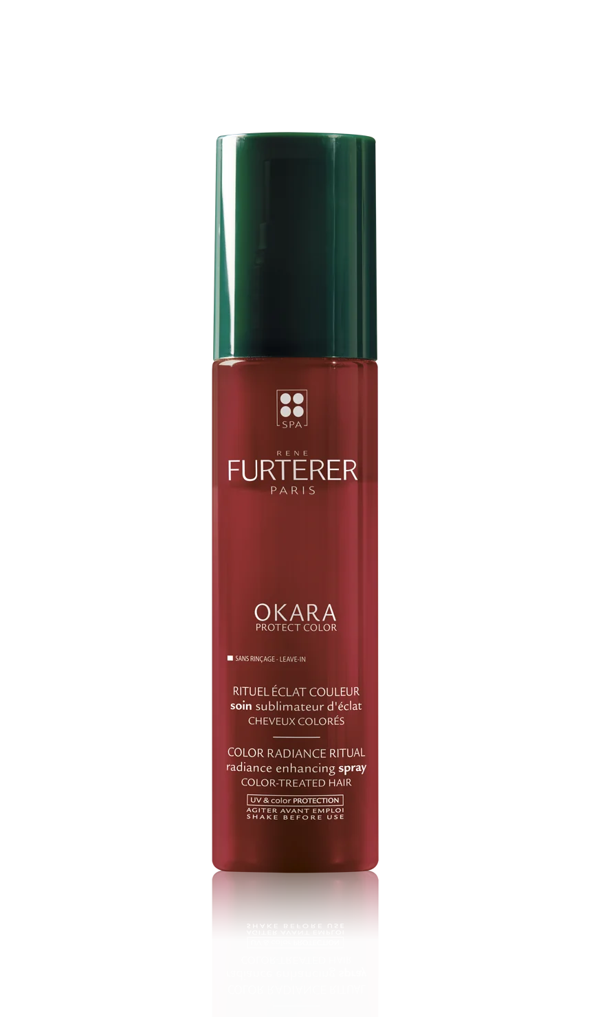 Rene Furterer Okara Protect Color spray wzmacniający kolor, 150 ml + szampon ochrona koloru, 200 ml