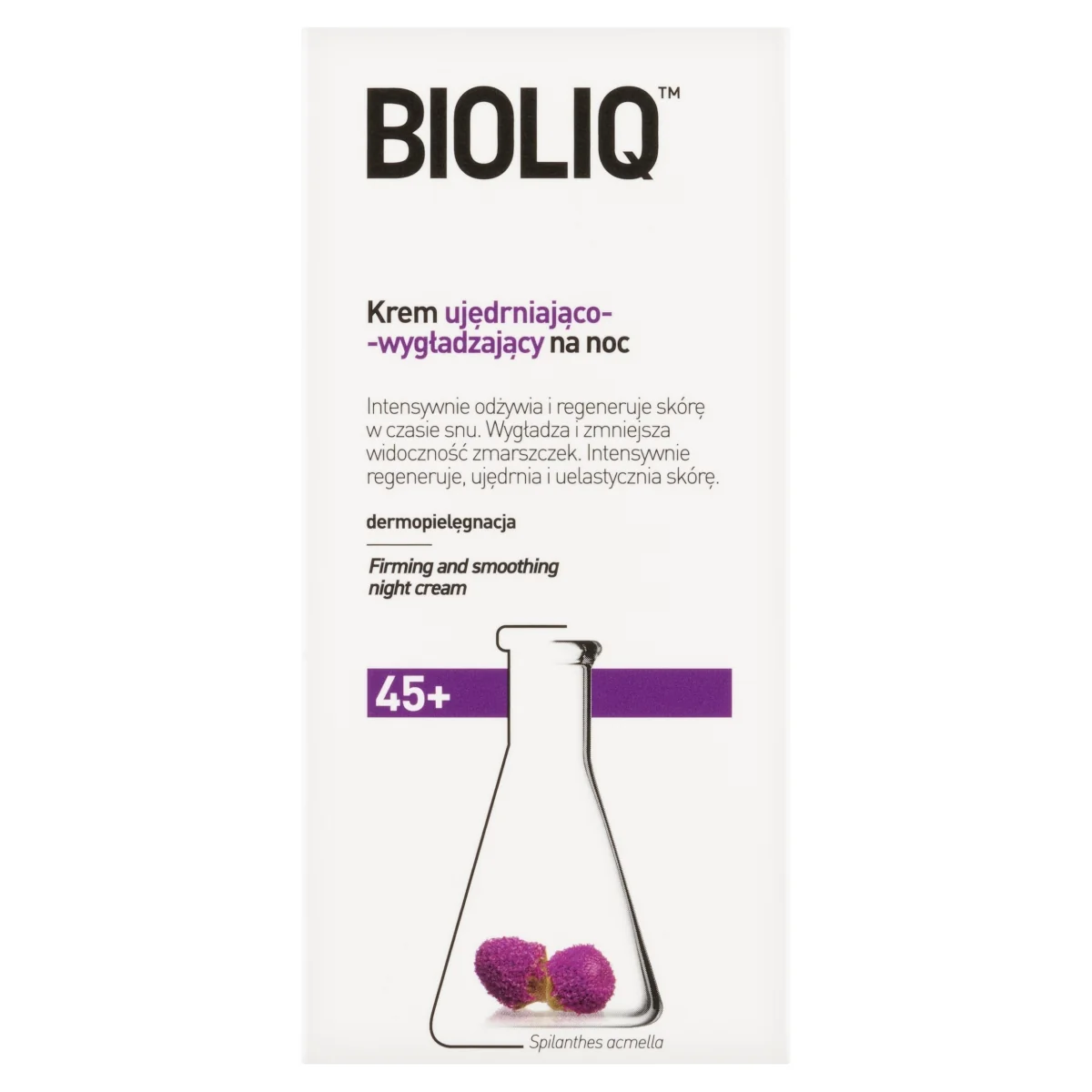 Bioliq 45+ Krem ujędrniająco-wygładzający na noc, 50 ml