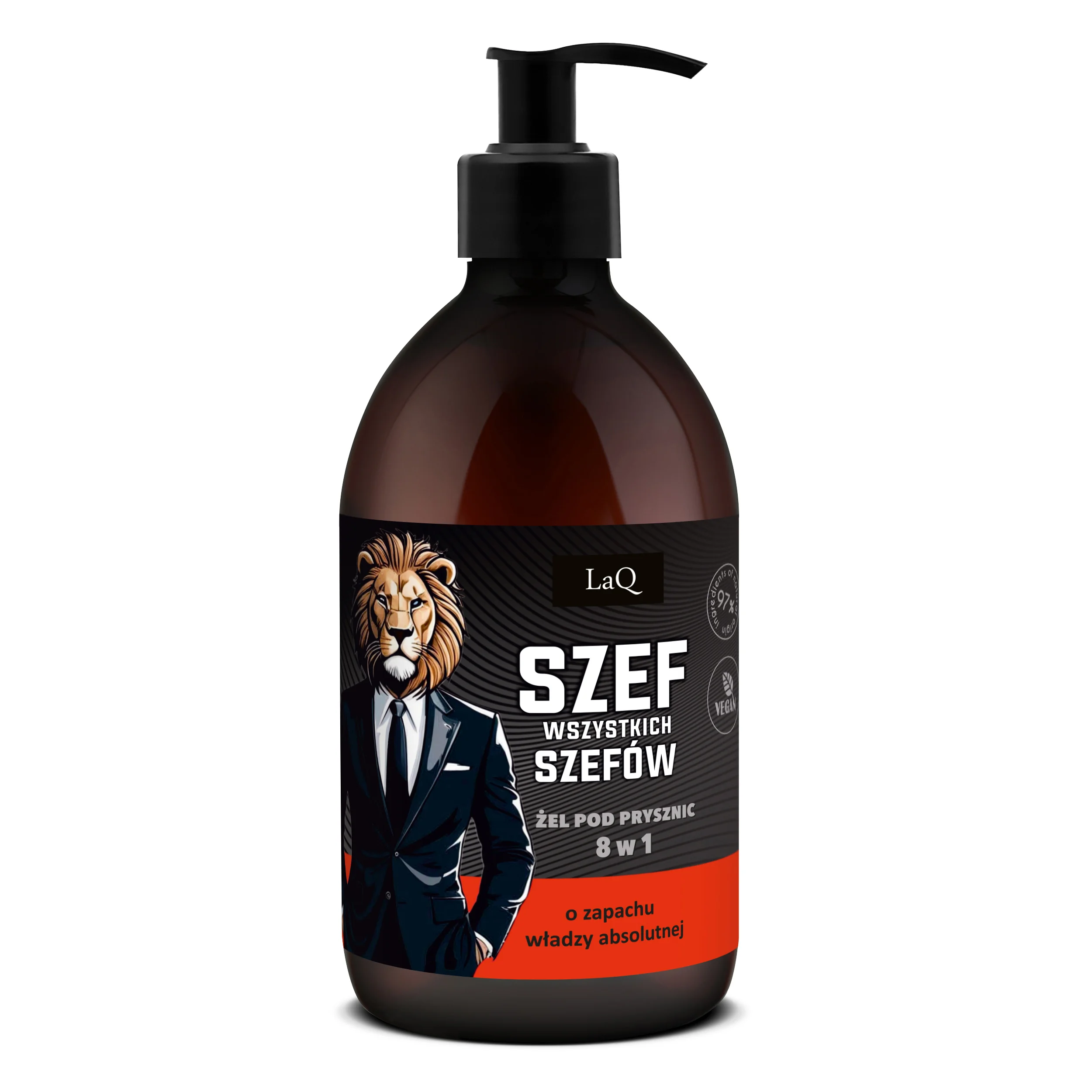 LaQ Szef Wszystkich Szefów żel pod prysznic 8w1, 500 ml
