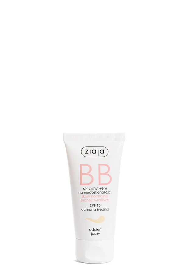 Ziaja BB aktywny krem koloryzujący odcień jasny, 50 ml