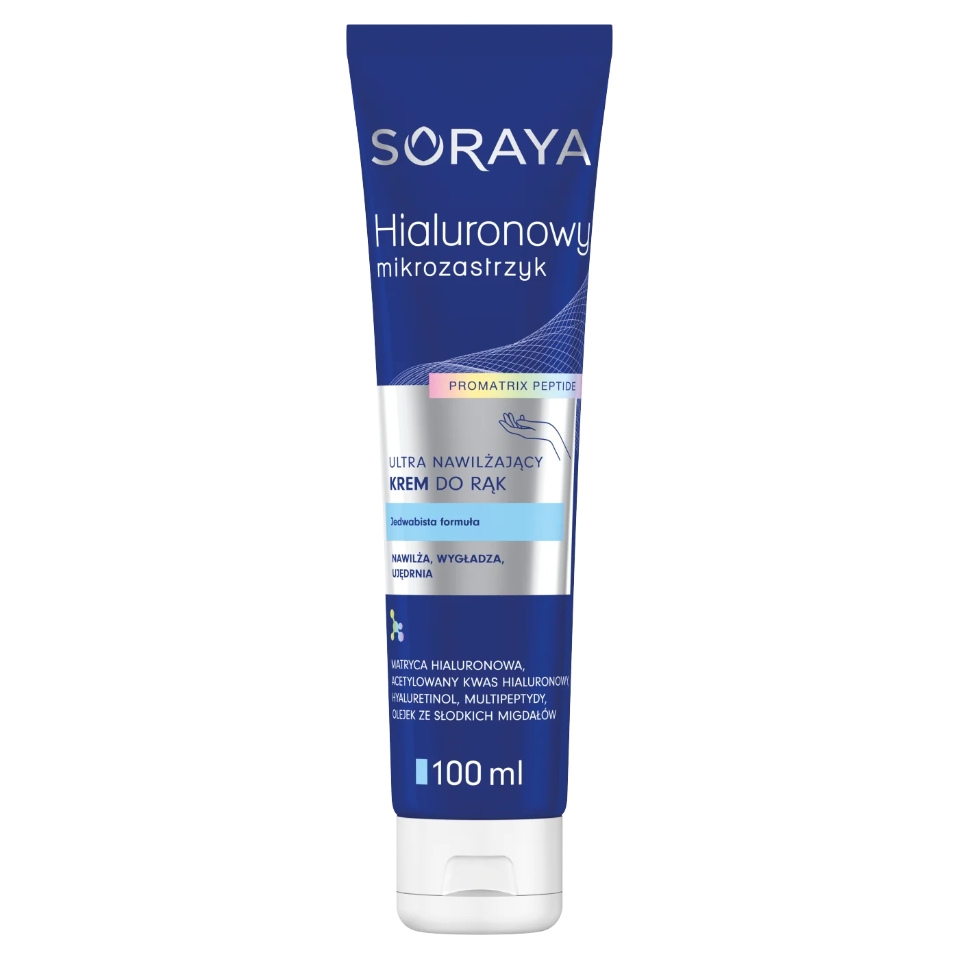 Soraya Hialuronowy Mikrozastrzyk ultra nawilżający krem do rąk, 100 ml