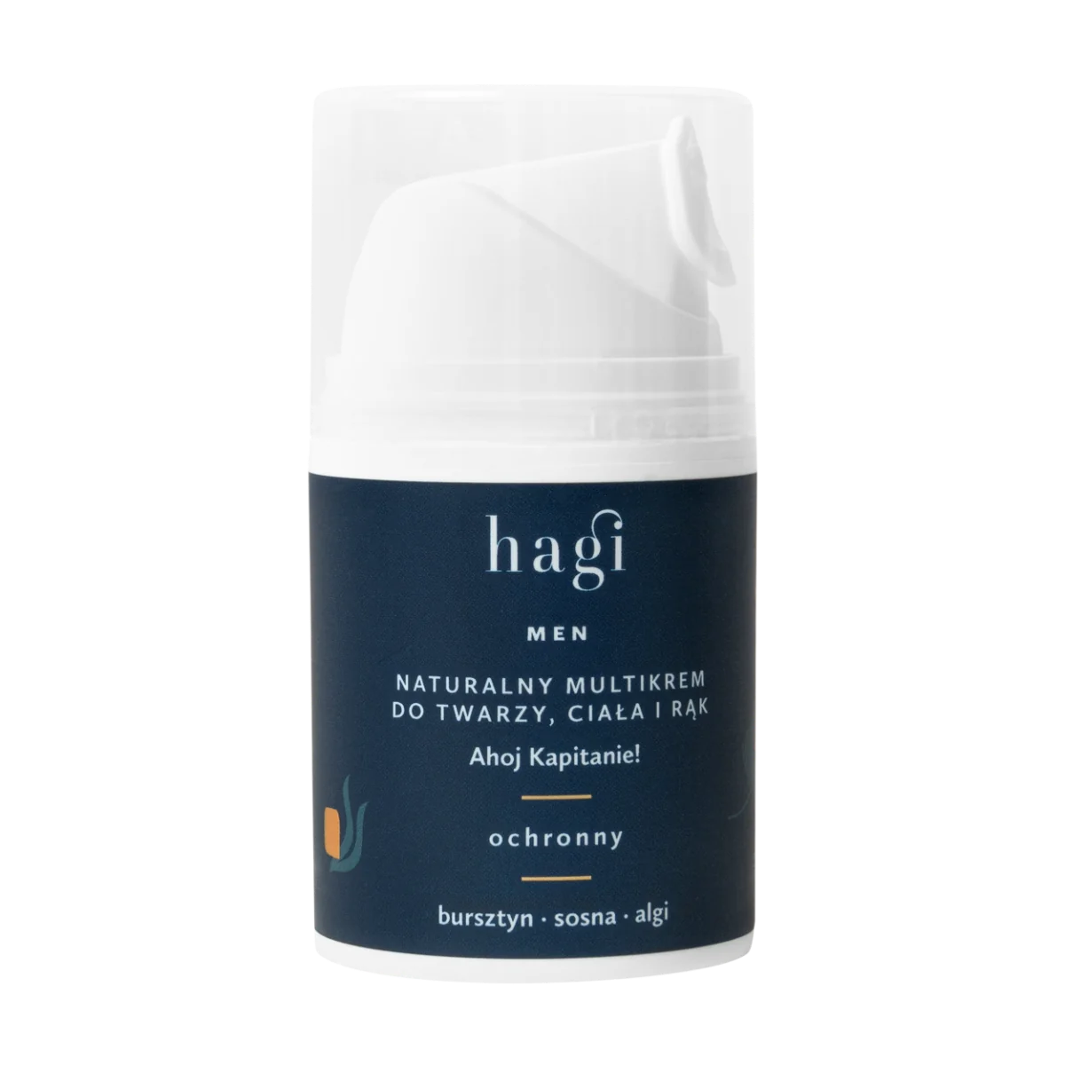 Hagi Ahoj Kapitanie multikrem do twarzy, ciała i rąk dla mężczyzn, 50 ml