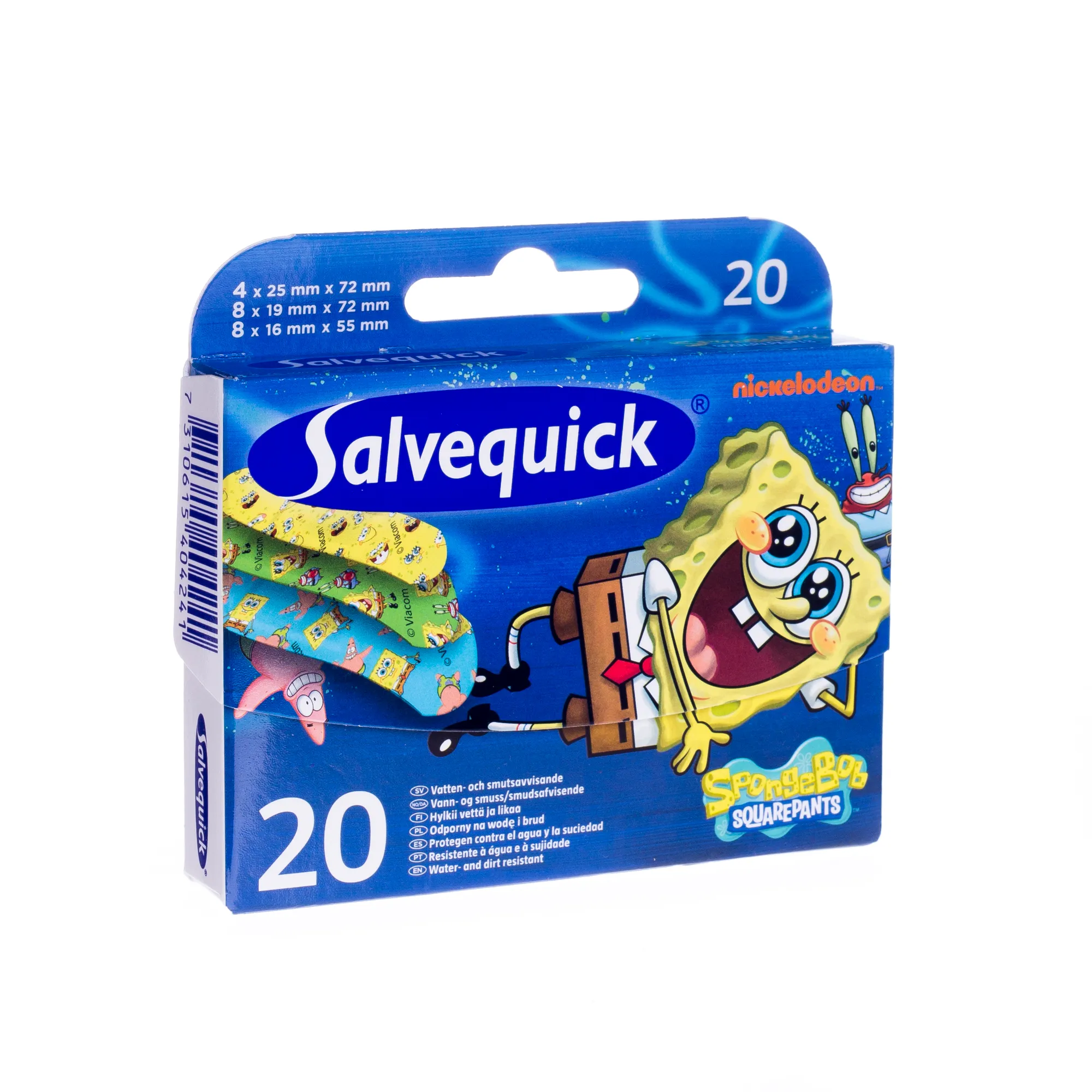 Plastry Salvequick Spongebob, 20 plastrów, 