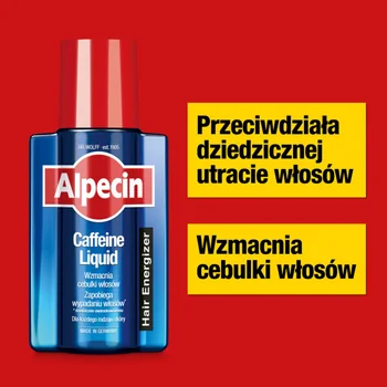 ALPECIN CAFFEINE LIQUID płyn wzmacniający cebulki włosów, 200 ml
