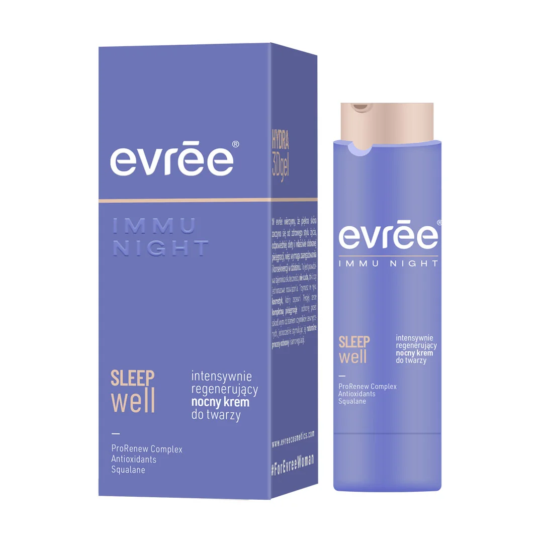 Evrēe Immu Night intensywnie regenerujący nocny krem do twarzy, 45 ml