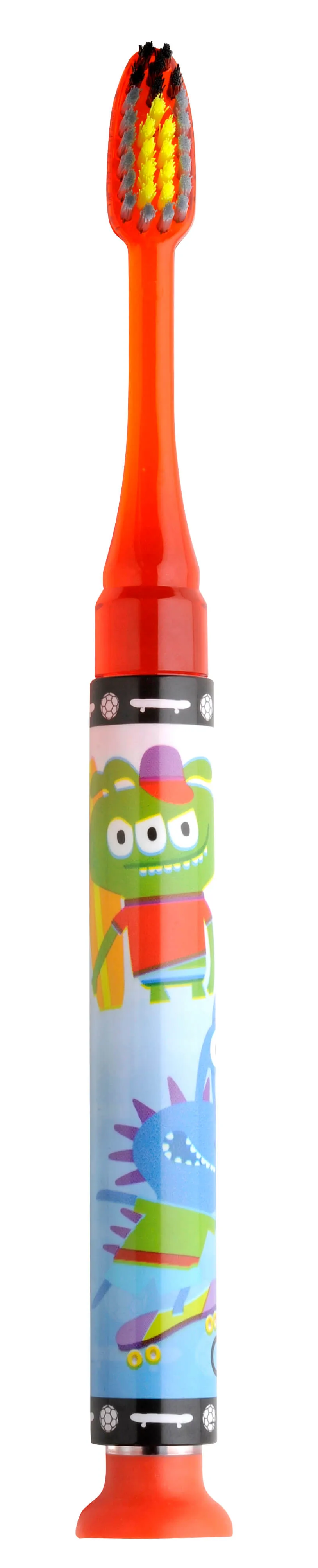 Sunstar Gum Monster Light-Up, szczoteczka do zębów dla dzieci, miękka, 1 sztuka 