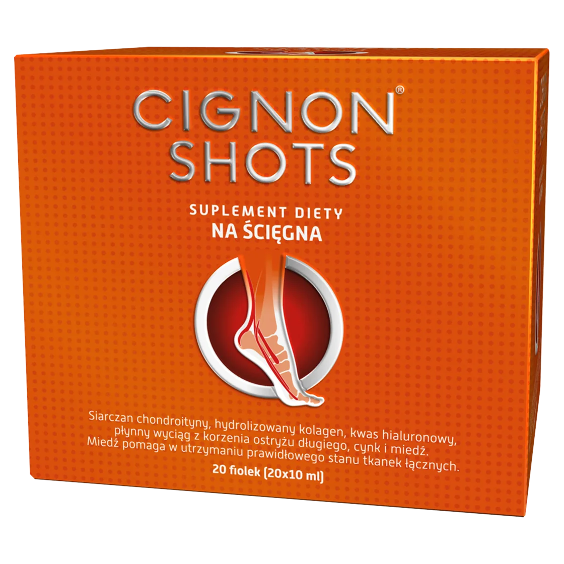 Cignon Shots suplement diety, 20 fiolek po 10 ml