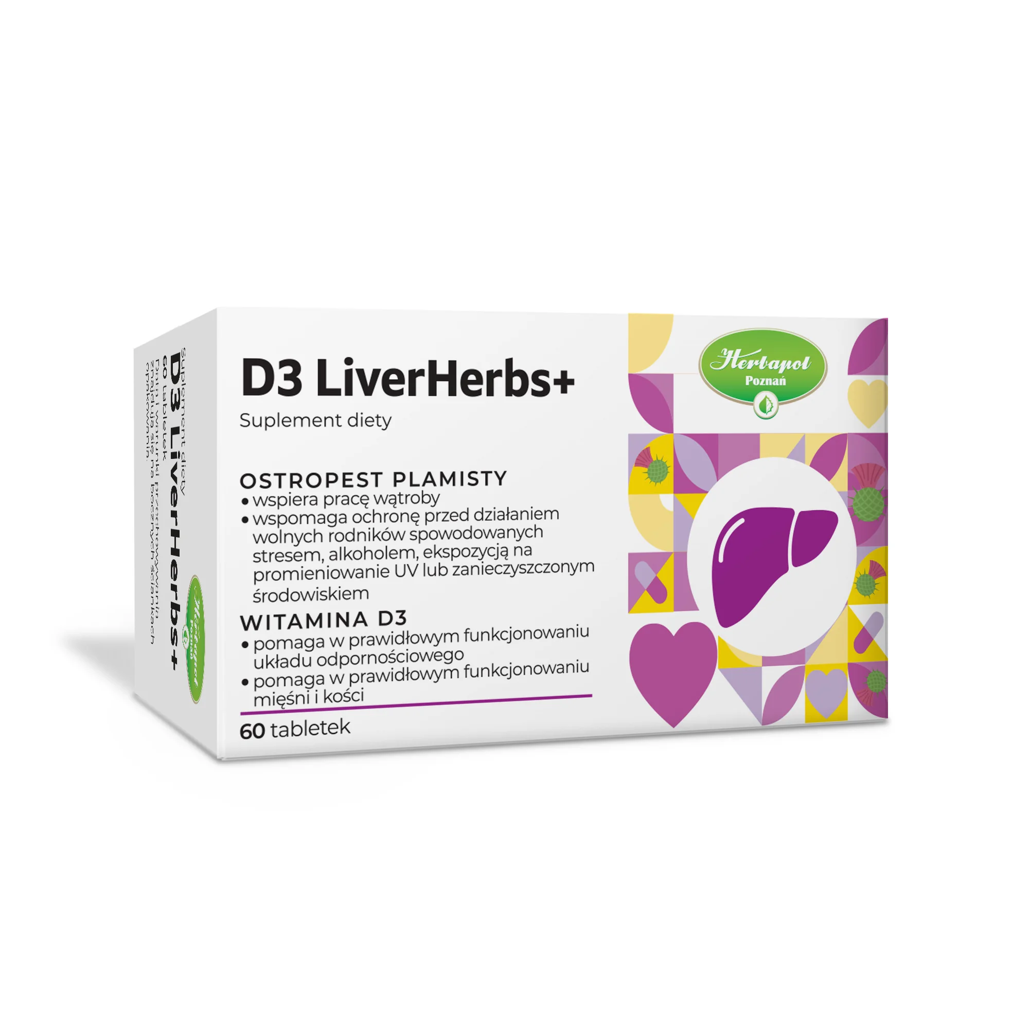D3 LiverHerbs+ 60 tabletek