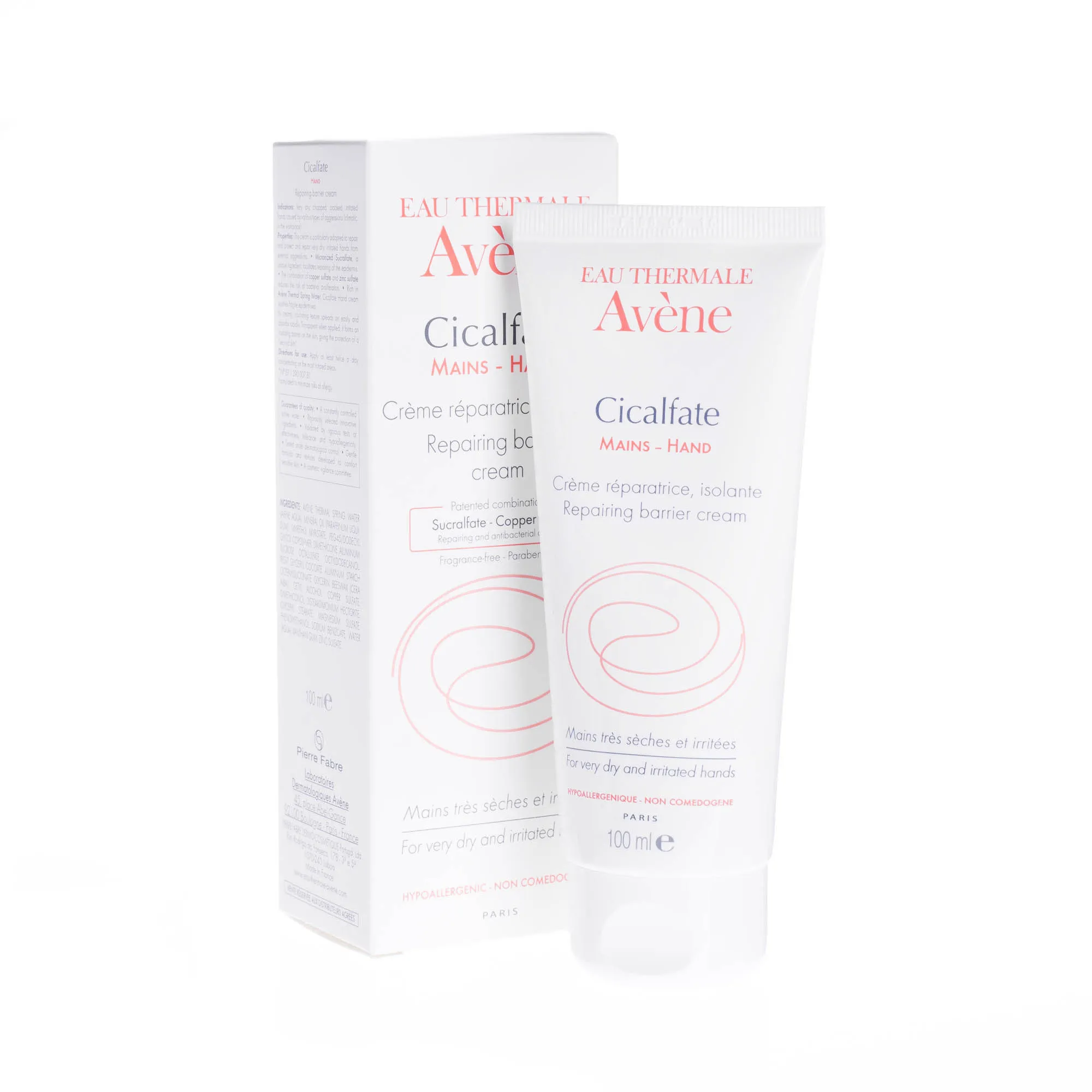 Avene Cicalfate, regenerujący krem do rąk, efekt bariery, 100 ml