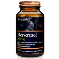 Doctor Life Resveratrol 250 mg, 30 kapsułek