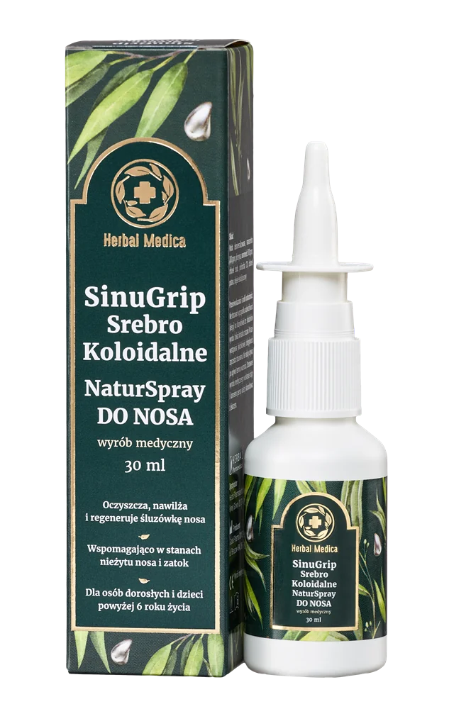 Sinugrip Srebro Koloidalne do nosa 30 ml
