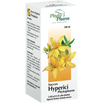 Succus Hyperici Phytopharm, 2,425 g/2,5 ml, płyn doustny, 100 ml 