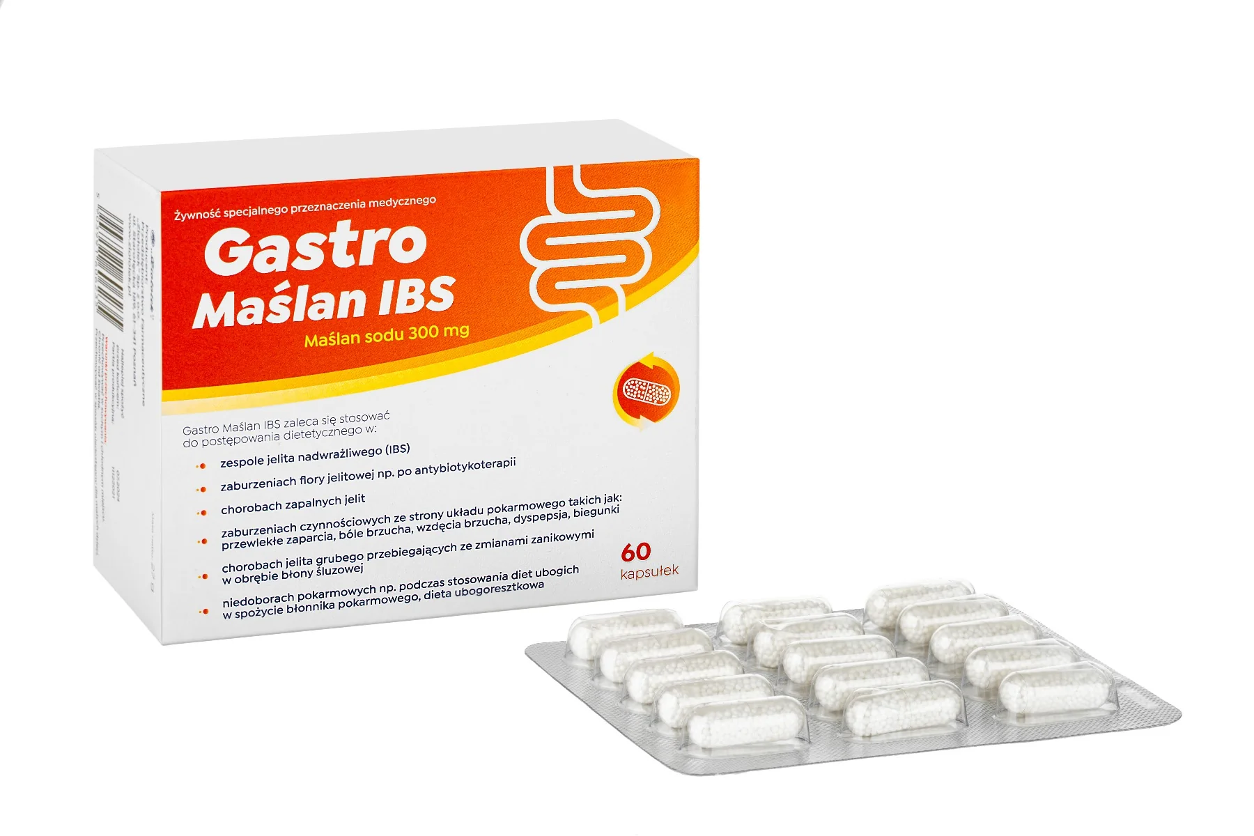 Gastro Maślan IBS,  60 kapsułek