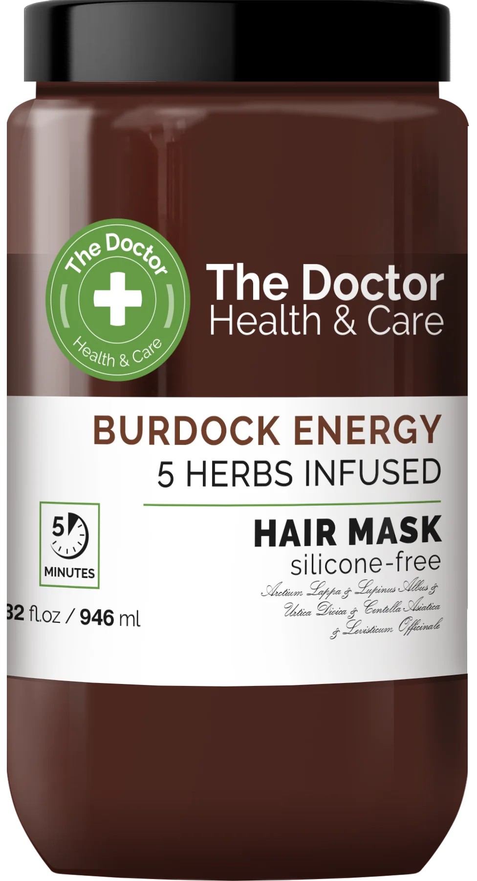 The Doctor Health & Care maska do włosów Energia Łopianu i 5 Ziół, 946 ml