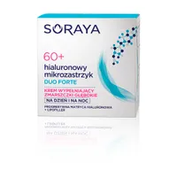 Soraya Hialuronowy Mikrozastrzyk 60+ Duo Forte, krem wypełniający zmarszczki głębokie, 50 ml