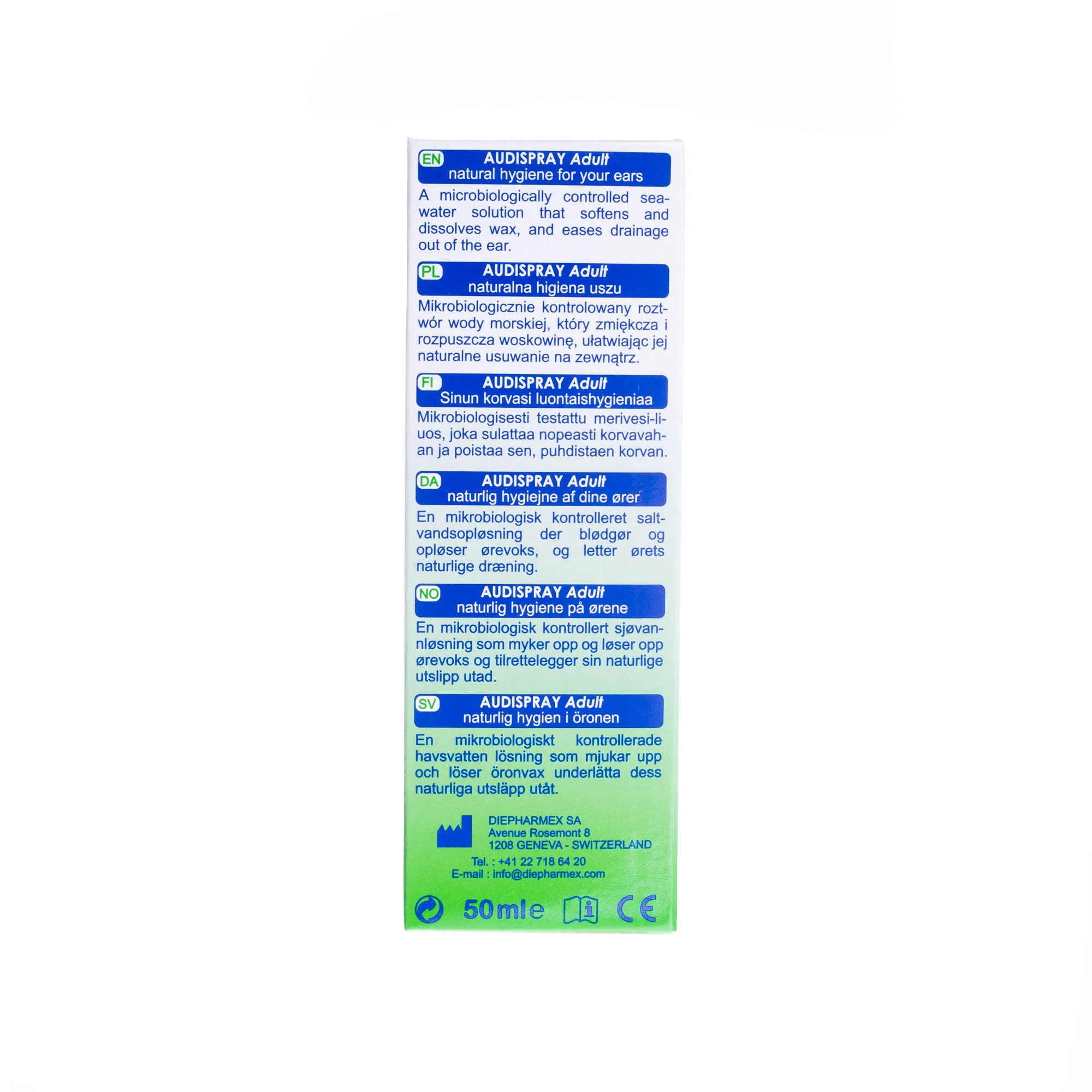 Audispray Adult Higiena Ucha 50 ml