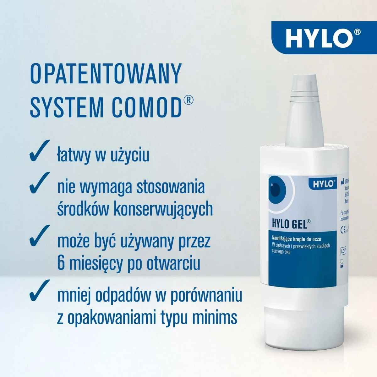 Hylo-Gel krople do oczu, 10 ml