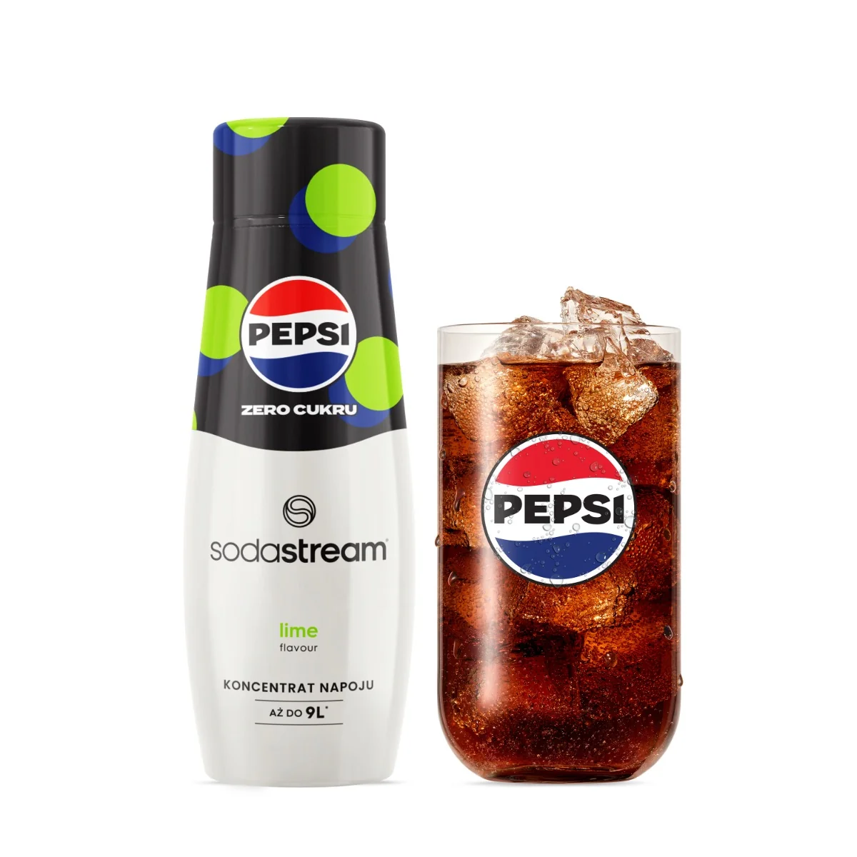 SodaStream syrop Pepsi Max Limonka zero cukru, 440 ml