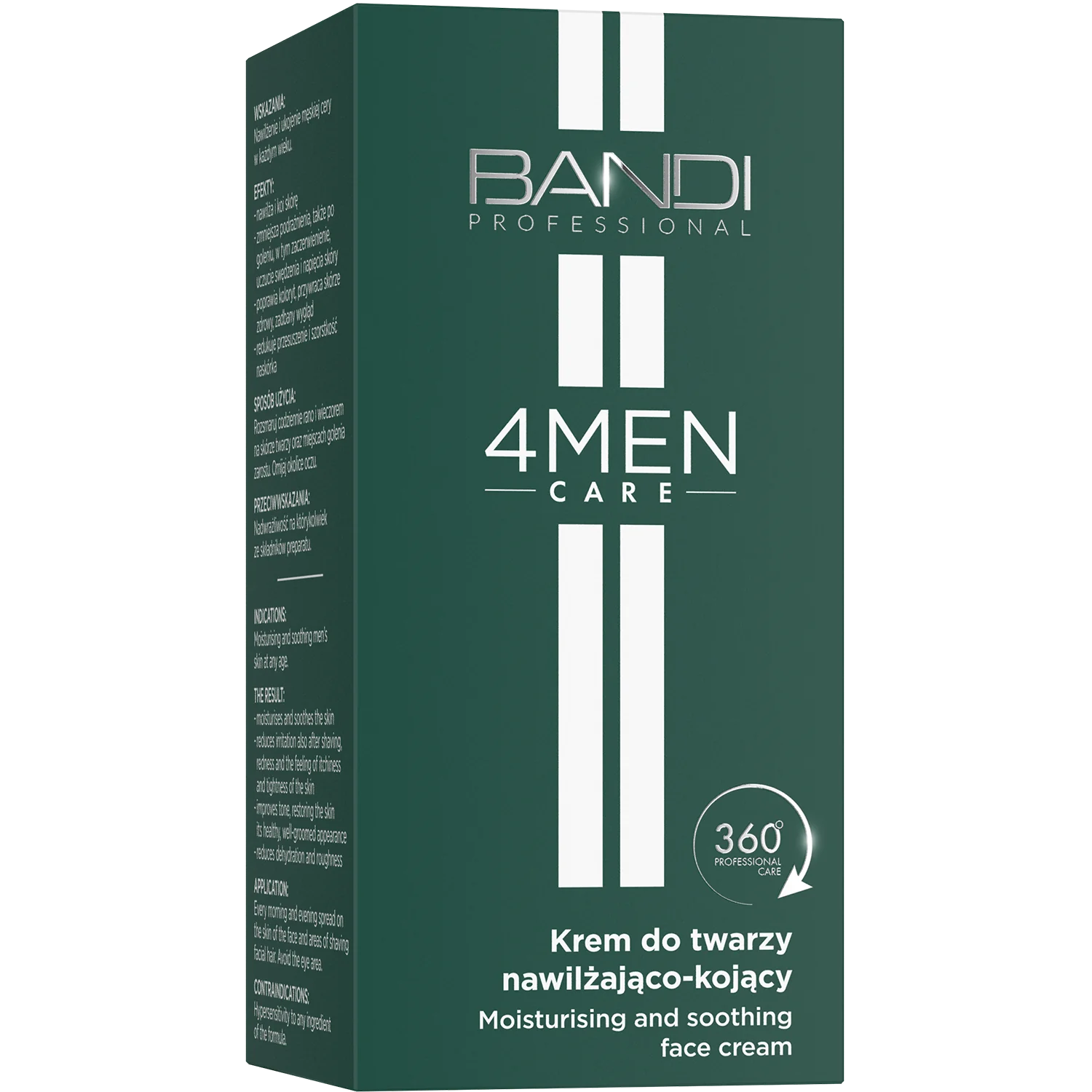 BANDI 4Men Care krem do twarzy nawilżająco-kojący, 50 ml