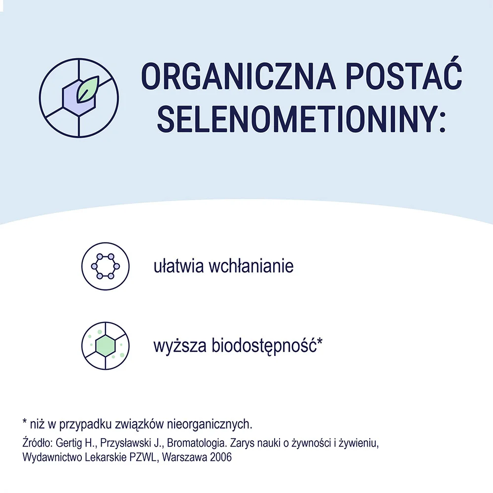 Naturell Selen Organiczny 100 mg 100 tabletek