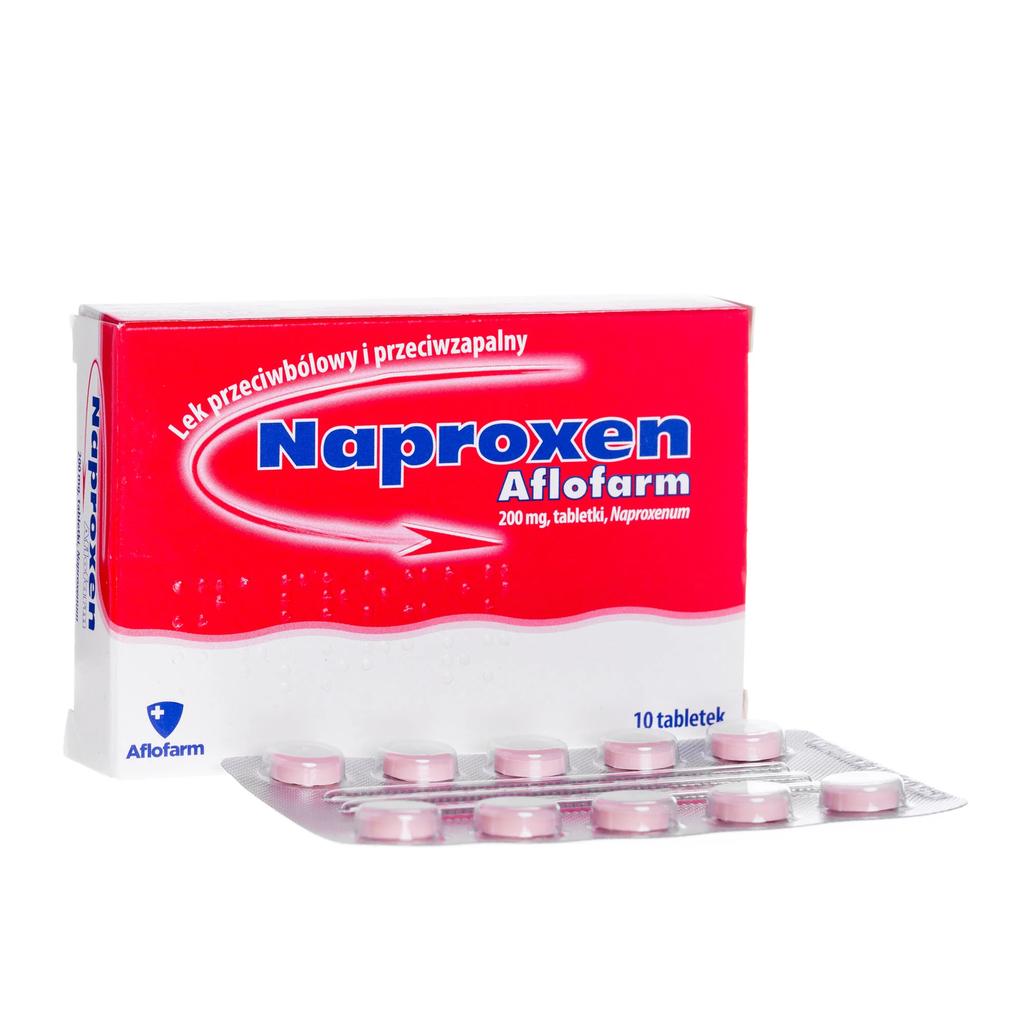 Naproxen Aflofarm 200 mg 10 tabletek