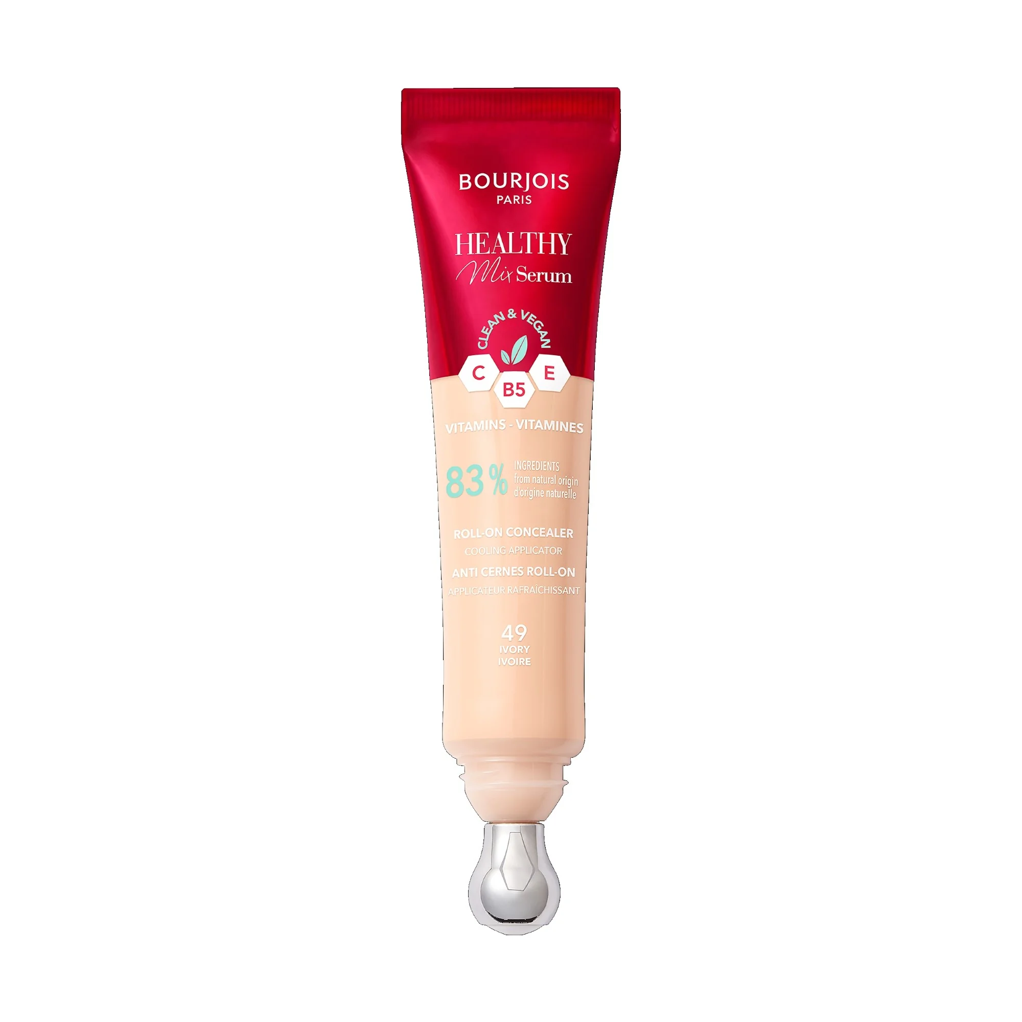 Bourjois Healthy Mix 2 w 1 kryjący korektor z serum pod oczy, 49 Ivory, 11 ml
