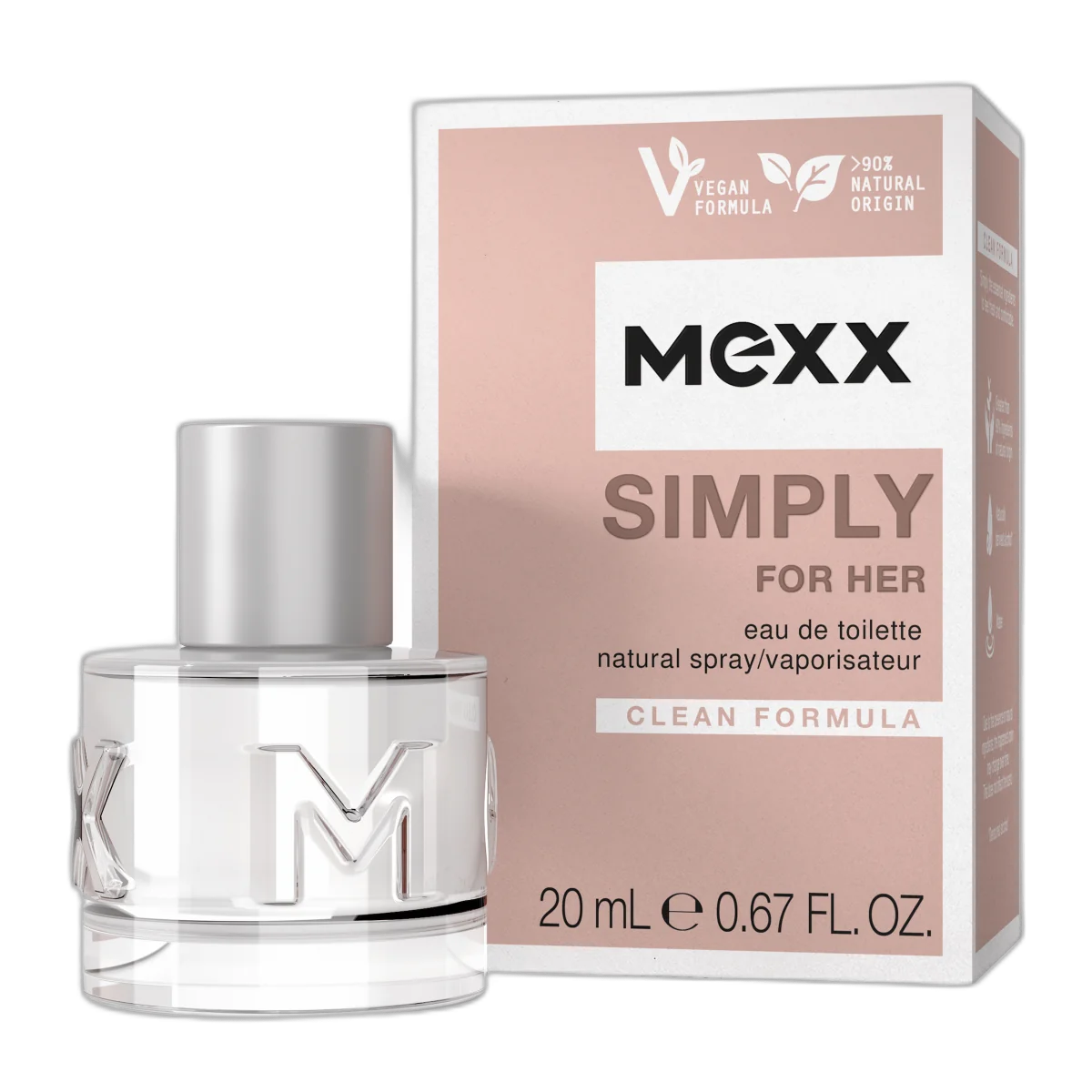 Mexx Simply For Her Woda toaletowa dla kobiet, 20 ml